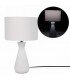 LAMPE DE TABLE BLANCHE 11''DX8'