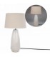 CREAM TABLE LAMP 11X20''