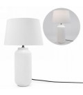 CREAM TABLE LAMP 12X21''