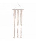 TRIPLE NATURAL MACRAME PLANTER 16X43''