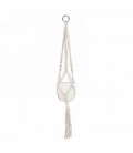 JARDINIÈRE EN MACRAMÉ NATUREL 32''