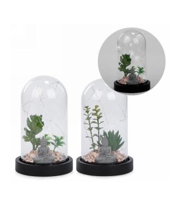 TERRARIUM WITH LED LIGHT 4X7''