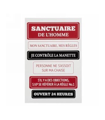 APPLIQUE MURALE LE SANCTUAIRE 10X16''