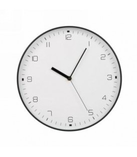 BLACK BORDER CLOCK 12''D