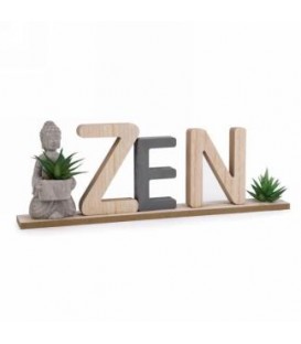 NATURAL ZEN DECORATION WITH BUDDHA 15X2X5''