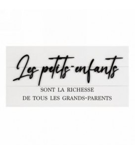 PLAQUE MURALE LES PETITS ENFANTS 19X9''