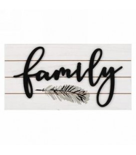 FAMILY WALL PLATE 12X6''