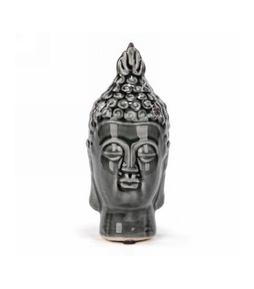 GRAY BUDDHA HEAD 3X3X7''