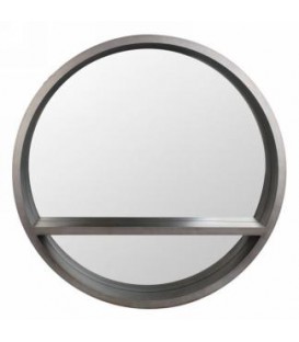 MIROIR ROND AVEC TABLETTE 29.5''D