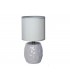 CERAMIC TABLE LAMP WITH SHADE 6.3 X 12.6''