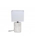 CERAMIC TABLE LAMP WITH SHADE SLAB MARBLE  7.10 × 4.35 × 12.60 in