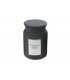 19 OZ LUXE SCENTED CANDLE WITH GLASS LID (SILVER MOHAIR)