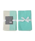 3 PACK DUAL WAFFLE KITCHEN TOWEL SET