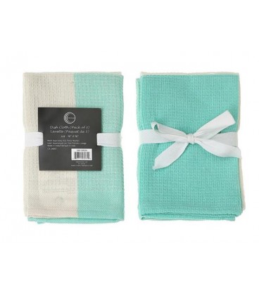 3 PACK DUAL WAFFLE DISH CLOTH SET