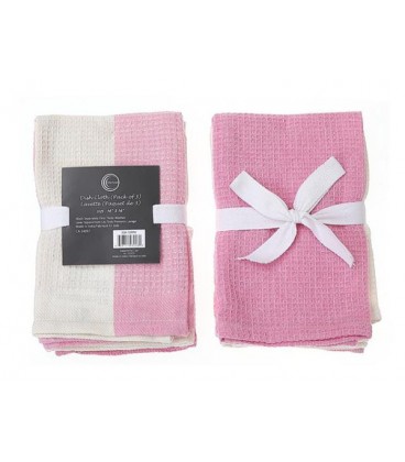 3 PACK DUAL WAFFLE DISH CLOTH SET