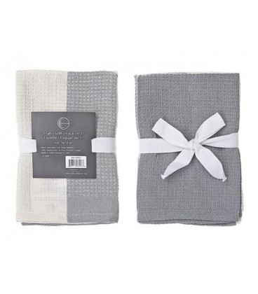 3 PACK DUAL WAFFLE DISH CLOTH SET