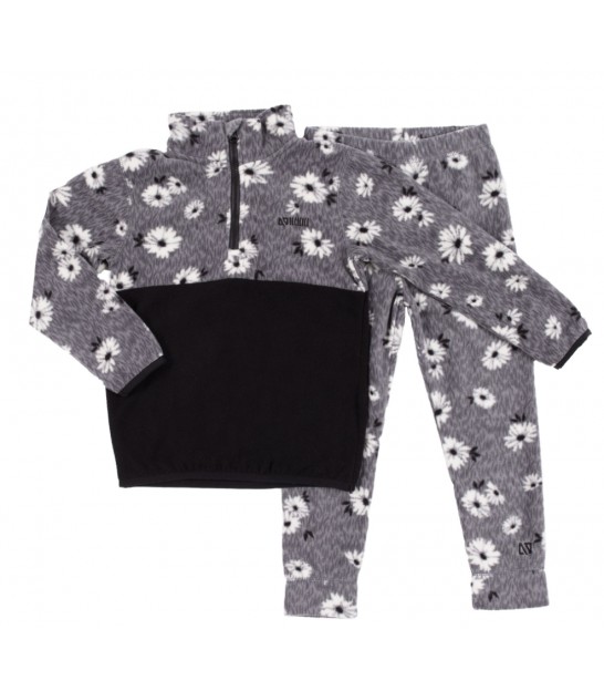 Two-Piece Microfleece Base Layer - Flowers