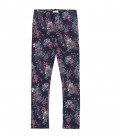 Legging marine avec fleurs NANÖ