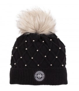 Black knit hat NANÖ