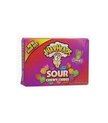 WARHEADS CHEWY CUBES BOITE THEATRE