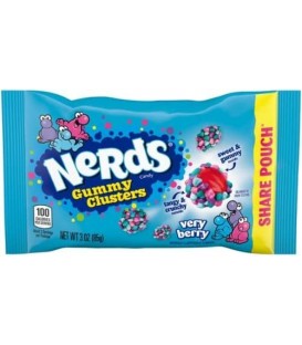 WONKA-NERS GUMMY CLUSTERS VERRY BERRY