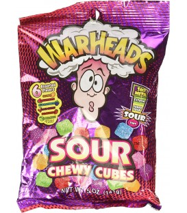 WARHEADS SOUR CHEWY CUBES