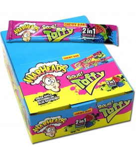 WARHEADS TAFFY BAR 2 EN 1