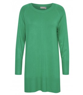Green knitted tunic FRANSA