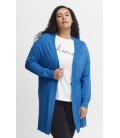 Blue Knitted cardigan FRANSA PLUS