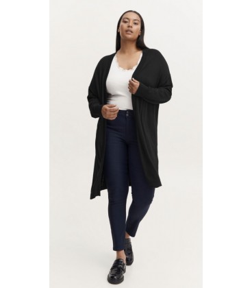 Black Knitted cardigan FRANSA PLUS