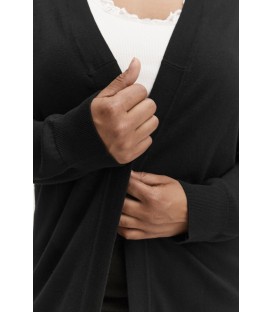 Black Knitted cardigan FRANSA PLUS