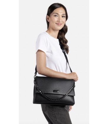 The Victoria- 3-in-1 Black vegan leather handbag LAMBERT