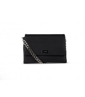 The Valeria - Black vegan leather crossbody LAMBERT