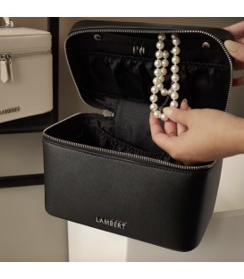 La Bella - trousse en cuir vegan noir LAMBERT