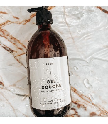 Gel douche vanille fleur de tiaré  ATELIER LA VIE APOTHICAIRE