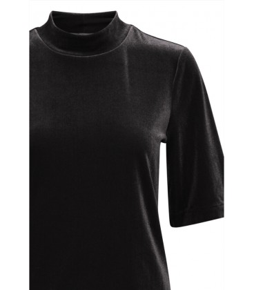 Black velvet t-shirt B.YOUNG