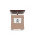 WoodWick Medium Candle TONKA AND ALMOND MILK