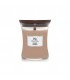 WoodWick Medium Candle TONKA AND ALMOND MILK