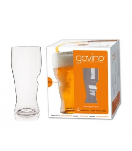 Set of 2 stemless in polymer beer glass GOVINO