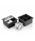 Kit of 2 squared ice cube tray 2po