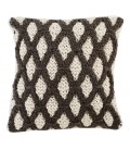 Coussin en tricot losanges