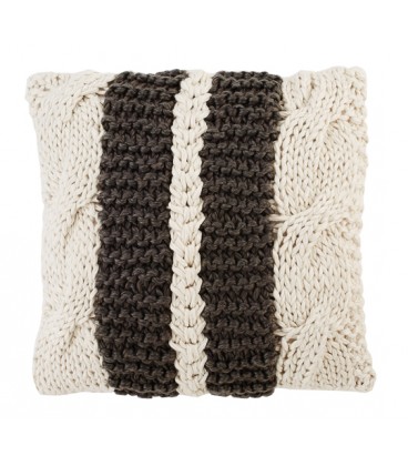 Knitted cushion