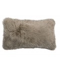 Australian sheep fur cushion TAUPE
