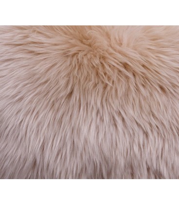 Australian sheep fur cushion - Beige