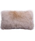 Australian sheep fur cushion BEIGE