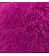 Real mongolian fur cushion - Pink