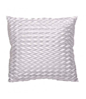 Silver quartz cushion