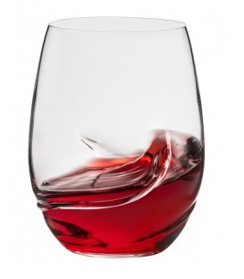 Set of 2 stemless wine glass OXYGEN