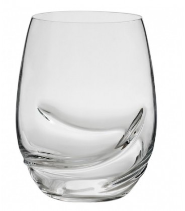 Set of 2 stemless wine glass OXYGEN