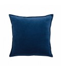 Blue velvet cushion ZEN